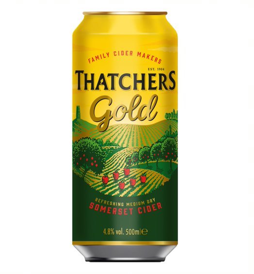 Thatchers Gold, Can 500 ml x 24